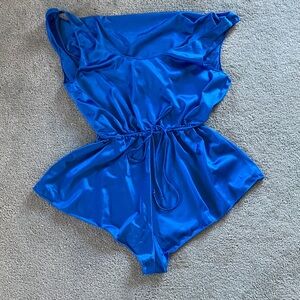 Undercover Royal Blue Satin Slip